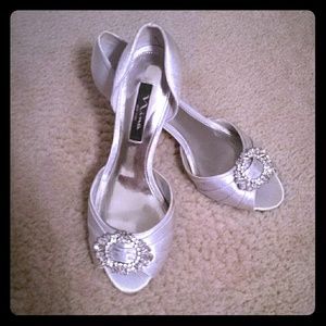 Dressy Silver Pumps