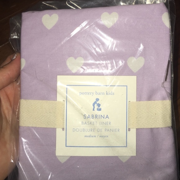 Pottery barn basket liner