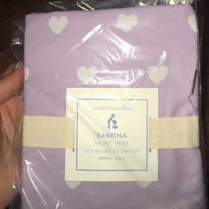 Pottery barn basket liner