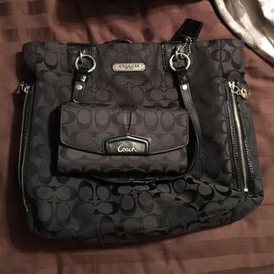 Real coach purse with wallet
