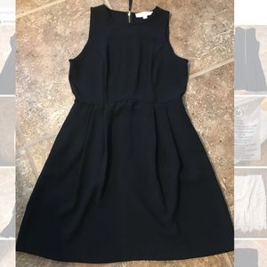 Black loft a line dress