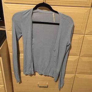 Baby blue margaret o'leary cardigan