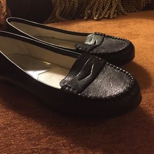 Michael Coors black loafers