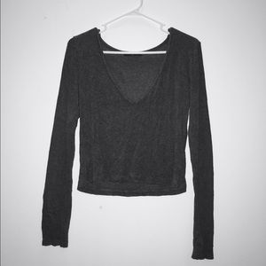 Brandy Melville V-Neck Top - Size S