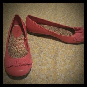 Pink Flats with bow