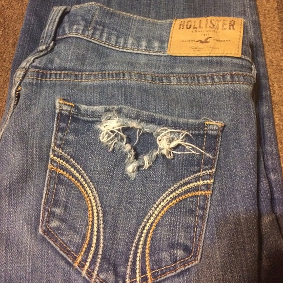 Ripped Hollister Jeans