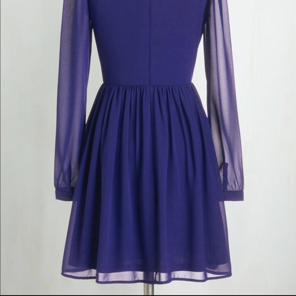 Beautiful Blue dress from Modcloth! - Picture 3 of 4