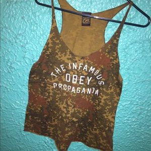 Camo Obey tank