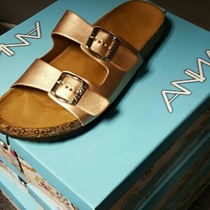 Rose gold sandal