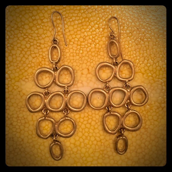 Vintage gold plated earring💥