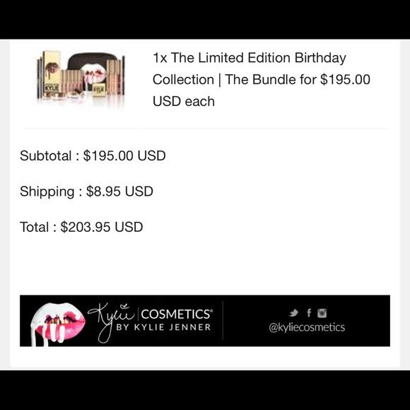 IN HAND Kylie birthday bundle