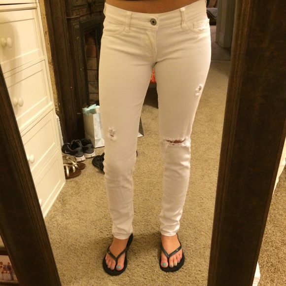 Abercrombie Distressed Skinny Jeans