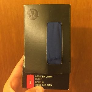 Lululemon compression boxer shorts size large