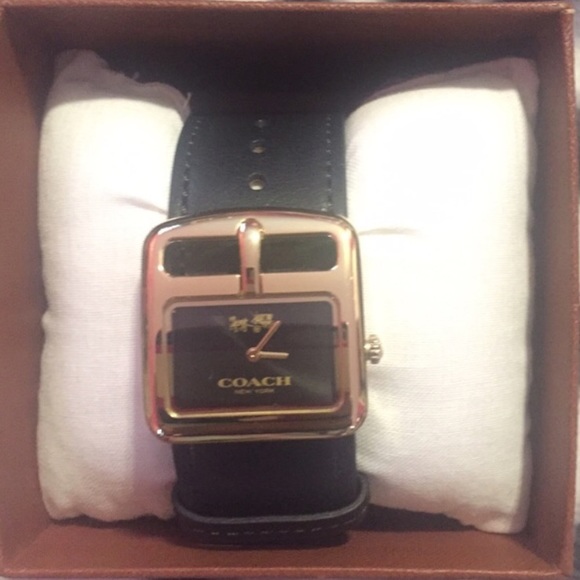 Brand New!! Black and Gold Coach Watch