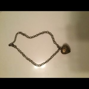 Faded gold necklace