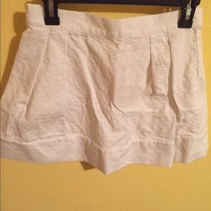 Bp frenchi white high waisted skirt
