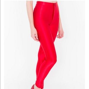 Red disco pants