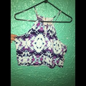 Tie dye crop top