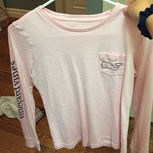 Light pink vineyard vines Long Sleeve