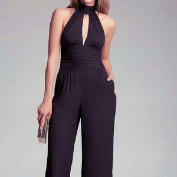 bebe Pants - SOLD!!!!!Bebe black wide leg jumpsuit, super sexy!