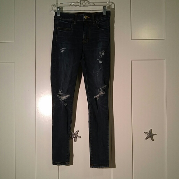 AEO Dark wash jeans.