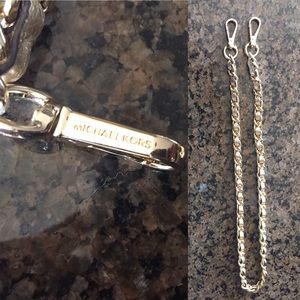Michael Kors Gold Chain Clutch/Purse Strap
