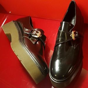 Zara Dr. Martens Style Monk Shoes Sz 10