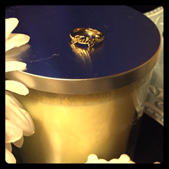 Gold Juicy Couture Ring