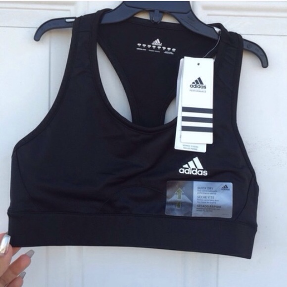 ADIDAS WOMENS SPORT BRA CLIMALITE Sz L new
