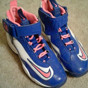 Nike shoes pink and blue size 4y