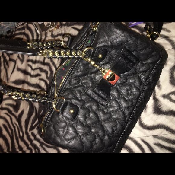 Black Heart Betsy Johnson Purse