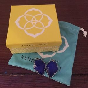Brand New cobalt Kendra Scott Earrings