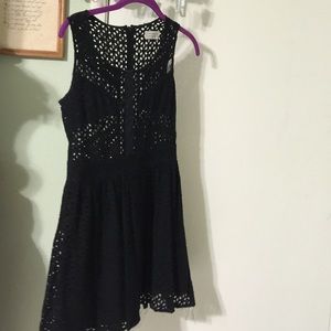 Black lace dress