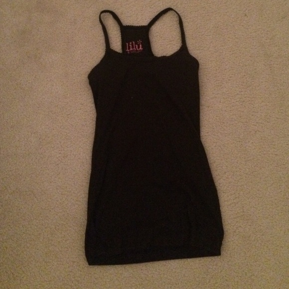 Small, black Lilu tank