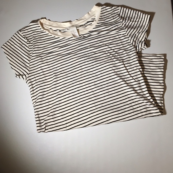 Black and White Stripped Tee