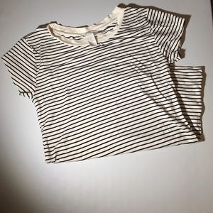 Black and White Stripped Tee