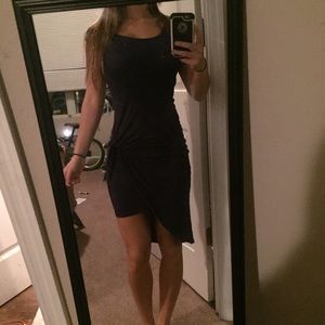 Navy blue knit dress size small