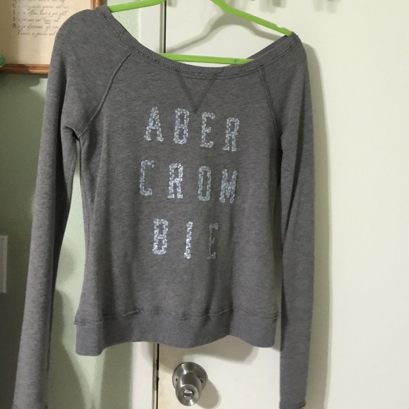 Gray shirt sweater