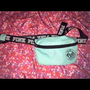 Vs pink teal blue fanny pack