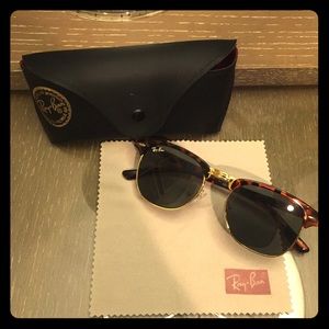 Brown ClubMaster Ray Bans