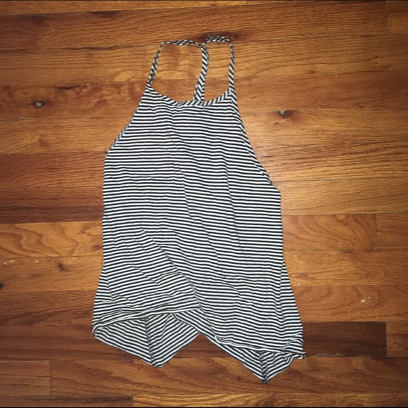 Hollister Halter Striped Tank Top XS