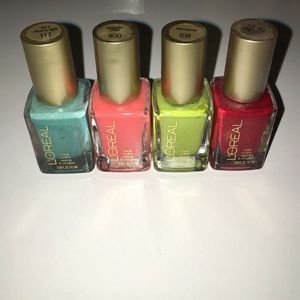 L'OREAL NAIL POLISHES