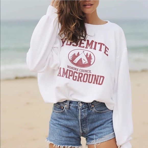 Yosemite campground sweatshirt Clearance