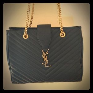 Saint Laurent Classic Large Monogram Satchel