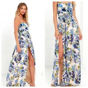 Lulu blue floral dress