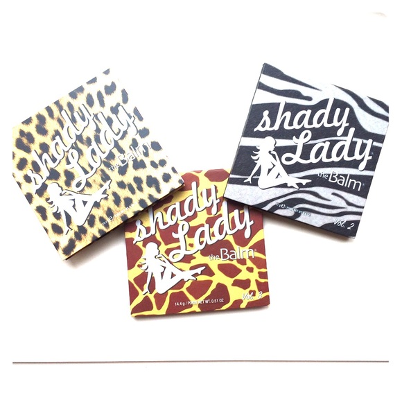 The Balm Shadylady Eyeshadow palettes trio