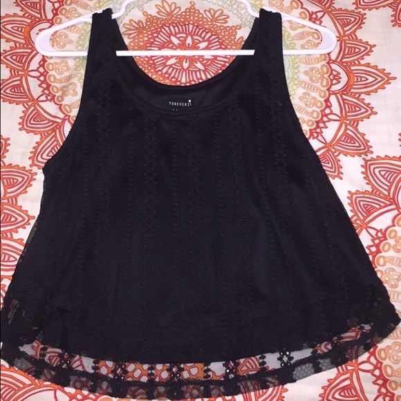 Forever 21 Semi Cropped Tank