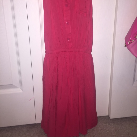 Cross-cross back button up dress - Picture 2 of 4