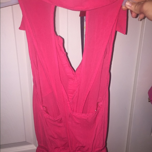 Cross-cross back button up dress - Picture 3 of 4