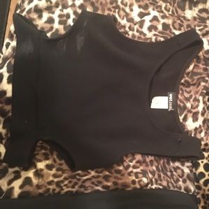 Black crop top bought from Wet Seal